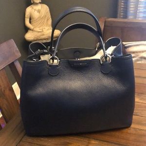 Emporio Armani navy blue satchel new